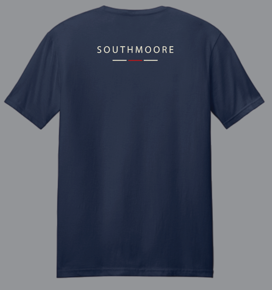 Southmoore Football "South" Design Softstyle S/S T-shirt