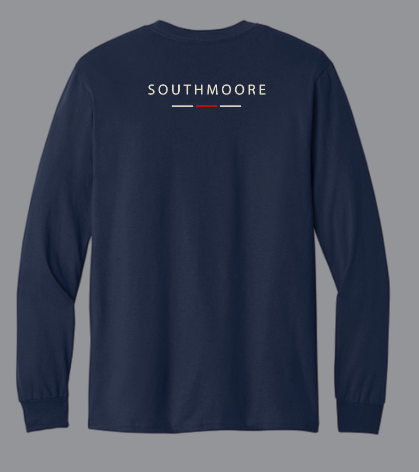 Southmoore Football "South" Design Gildan L/S T-shirt