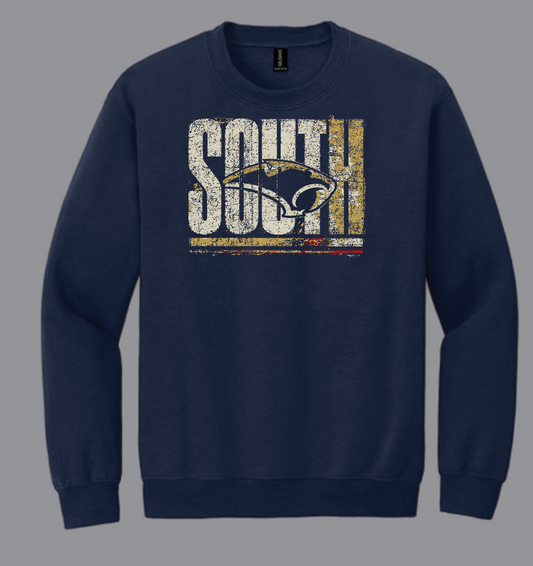 Southmoore Football "South" Design Crewneck Sweatshirt