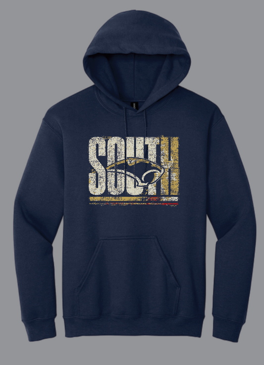 Southmoore Football "South" Design Hooded Sweatshirt
