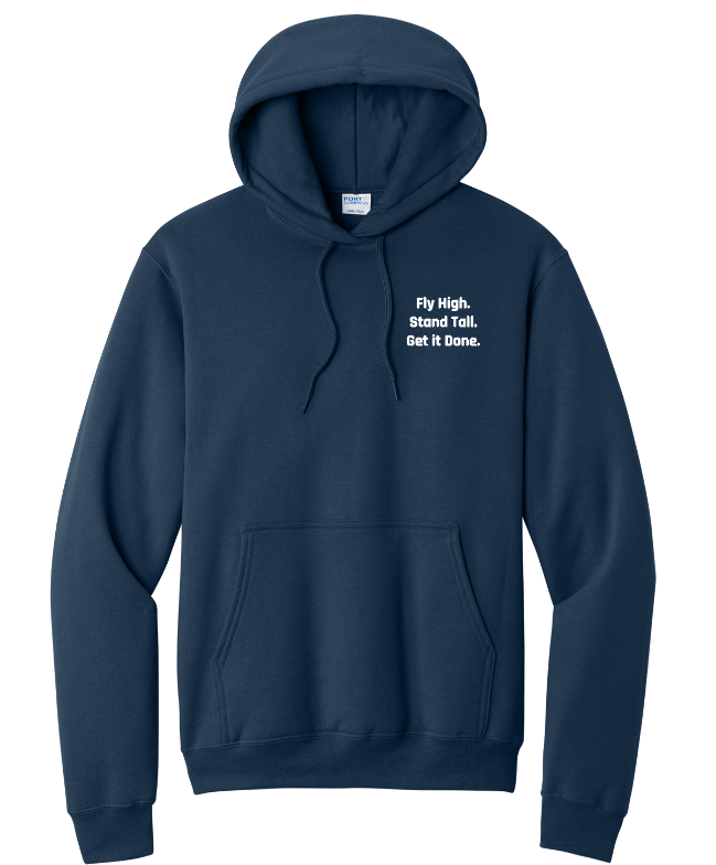 Cleveland County Composite Squadron Hooded Sweatshirt (navy)