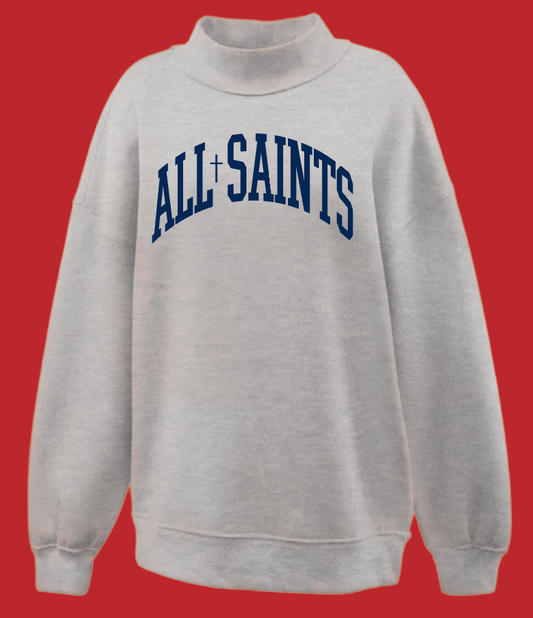 ASCS "Arch" Design Mock Neck Sweatshirt (heather)