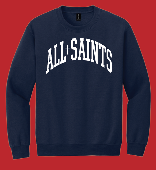 ASCS "Arch" Design Gildan Crewneck Sweatshirt (navy)