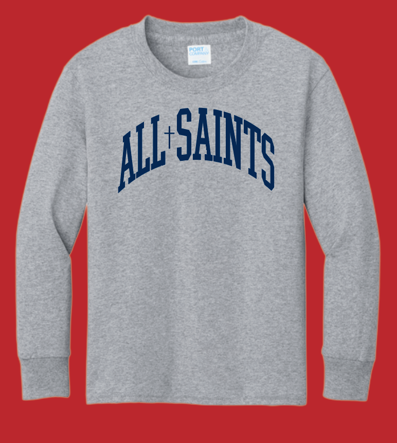 ASCS "Arch" Design Gildan Long Sleeve T-shirt (heather)