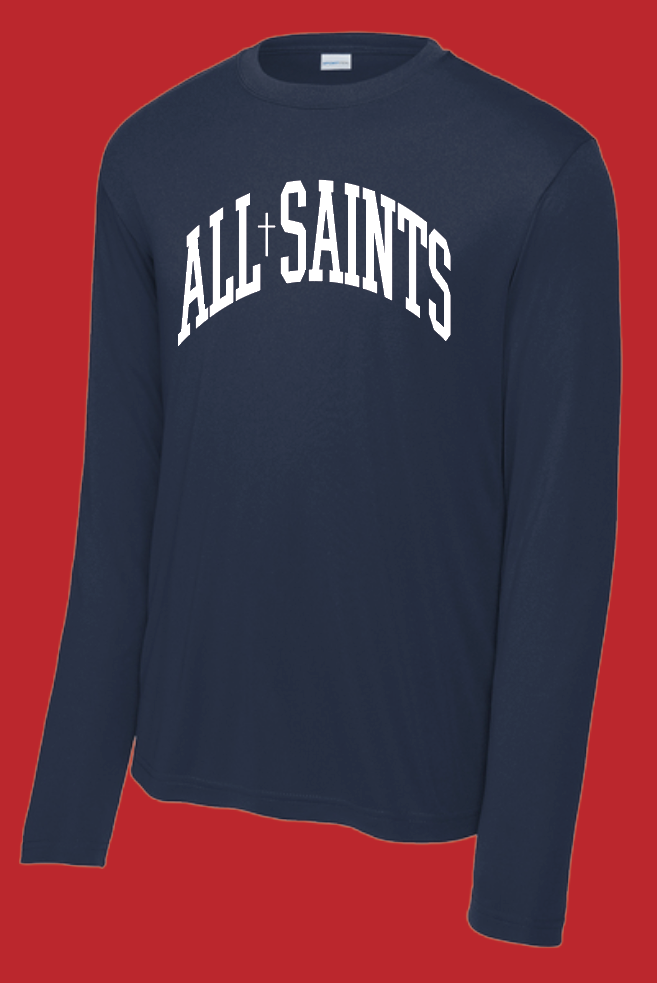 ASCS "Arch" Design Dri-Fit Long Sleeve T-shirt (navy)