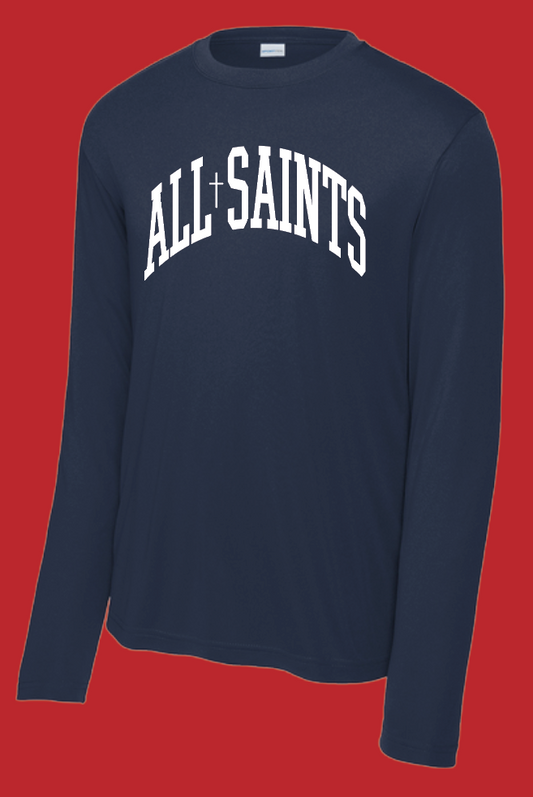 ASCS "Arch" Design Dri-Fit Long Sleeve T-shirt (navy)