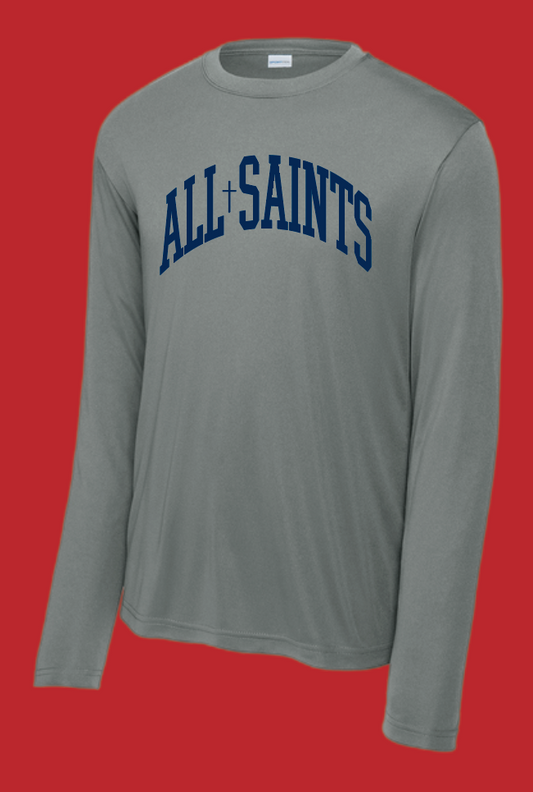 ASCS "Arch" Design Dri-Fit Long Sleeve T-shirt (grey)