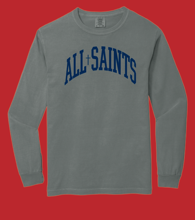 ASCS "Arch" Design Comfort Colors Long Sleeve T-shirt (granite)
