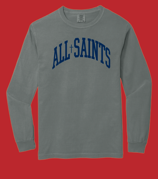 ASCS "Arch" Design Comfort Colors Long Sleeve T-shirt (granite)