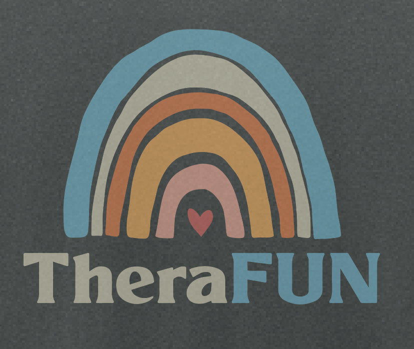 TheraFun "Logo" Design Comfort Colors Women's Mid-Length Crewneck (pepper)(alt)