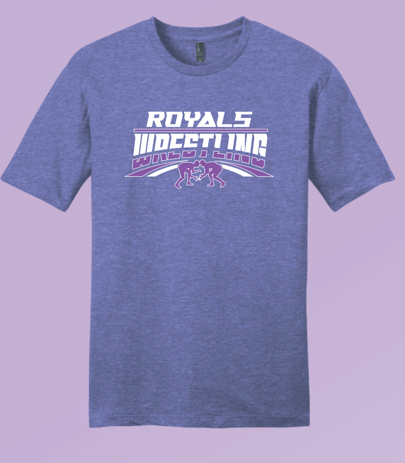 CCS Wrestling "Wrestlers" Design District S/S T-shirt (heather purple)
