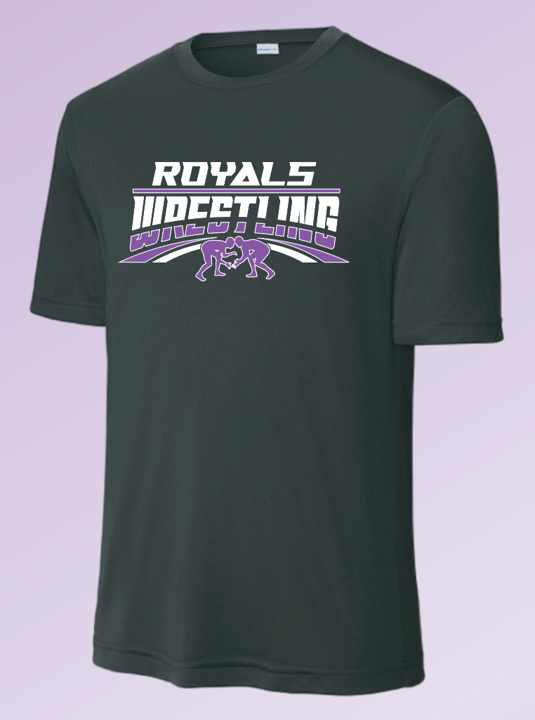 CCS Wrestling "Wrestlers" Design Dri-fit S/S T-shirt (black)