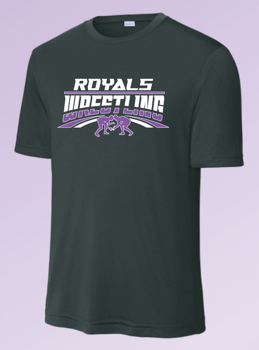 CCS Wrestling "Wrestlers" Design Dri-fit S/S T-shirt (black)