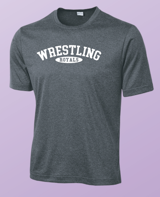 CCS Wrestling "Simple" Design Dri-fit S/S T-shirt (graphite heather)