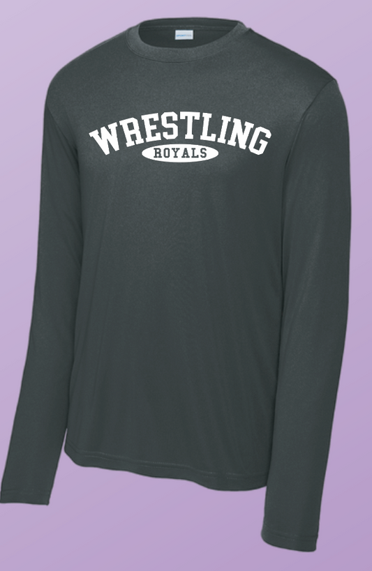 CCS Wrestling "Simple" Design Dri-fit L/S T-shirt (black)