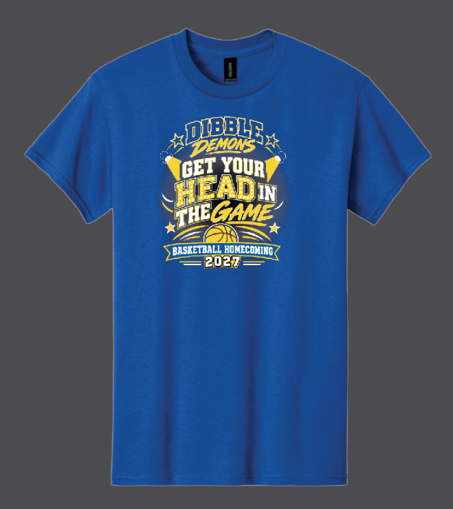 Dibble Basketball "Homecoming" Gildan S/S T-shirt