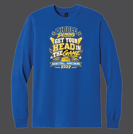 Dibble Basketball "Homecoming" Gildan L/S T-shirt