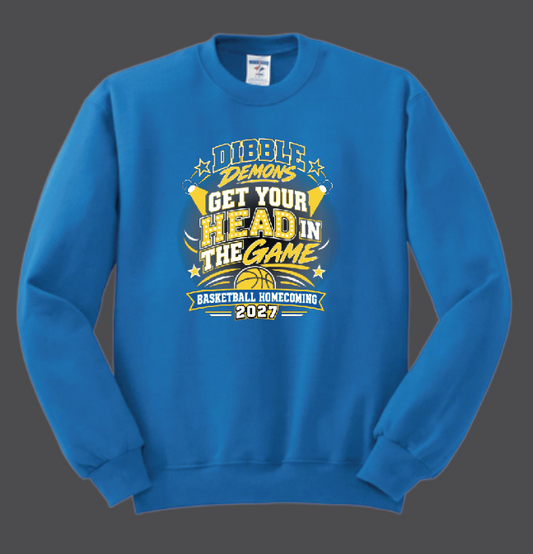 Dibble Basketball "Homecoming" Gildan Crewneck Sweatshirt