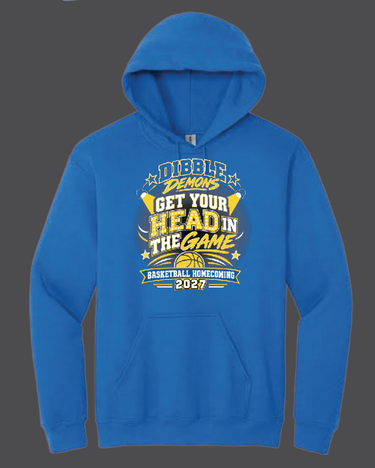 Dibble Basketball "Homecoming" Gildan Hooded Sweatshirt