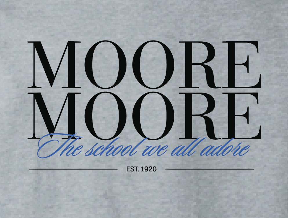 Moore High Sophomore Hooded Sweatshirt (heather)