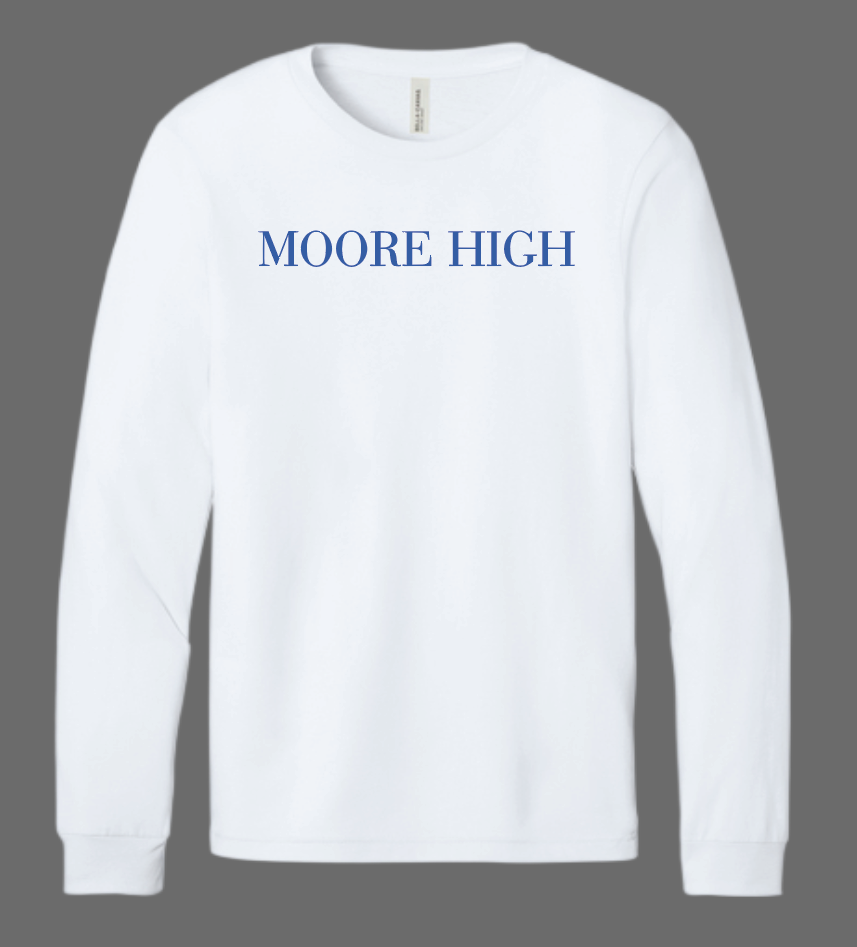 Moore High Sophomore L/S T-shirt (white)