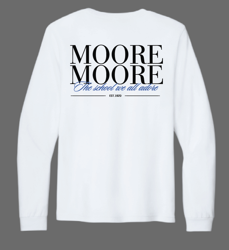 Moore High Sophomore L/S T-shirt (white)