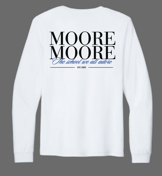 Moore High Sophomore L/S T-shirt (white)