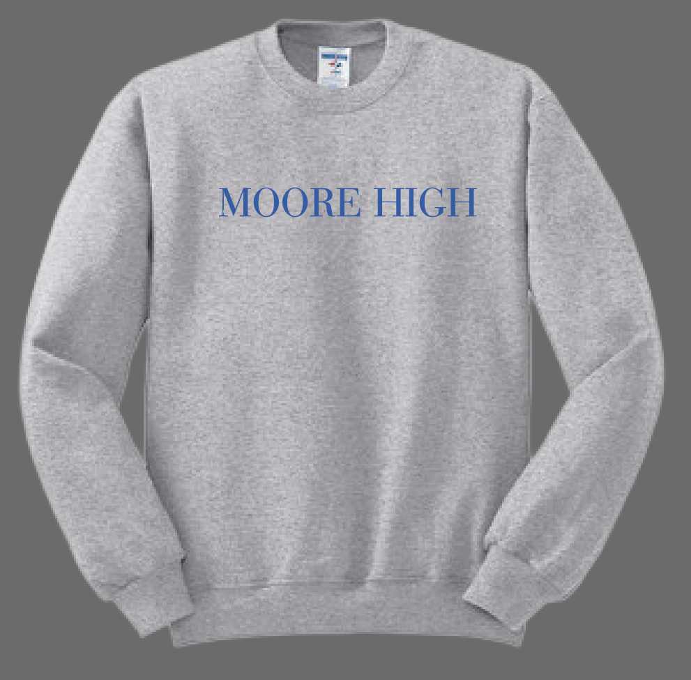 Moore High Sophomore Crewneck Sweatshirt (heather)