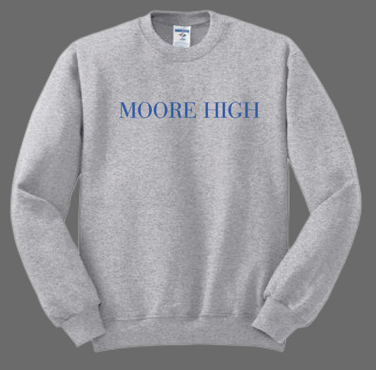 Moore High Sophomore Crewneck Sweatshirt (heather)