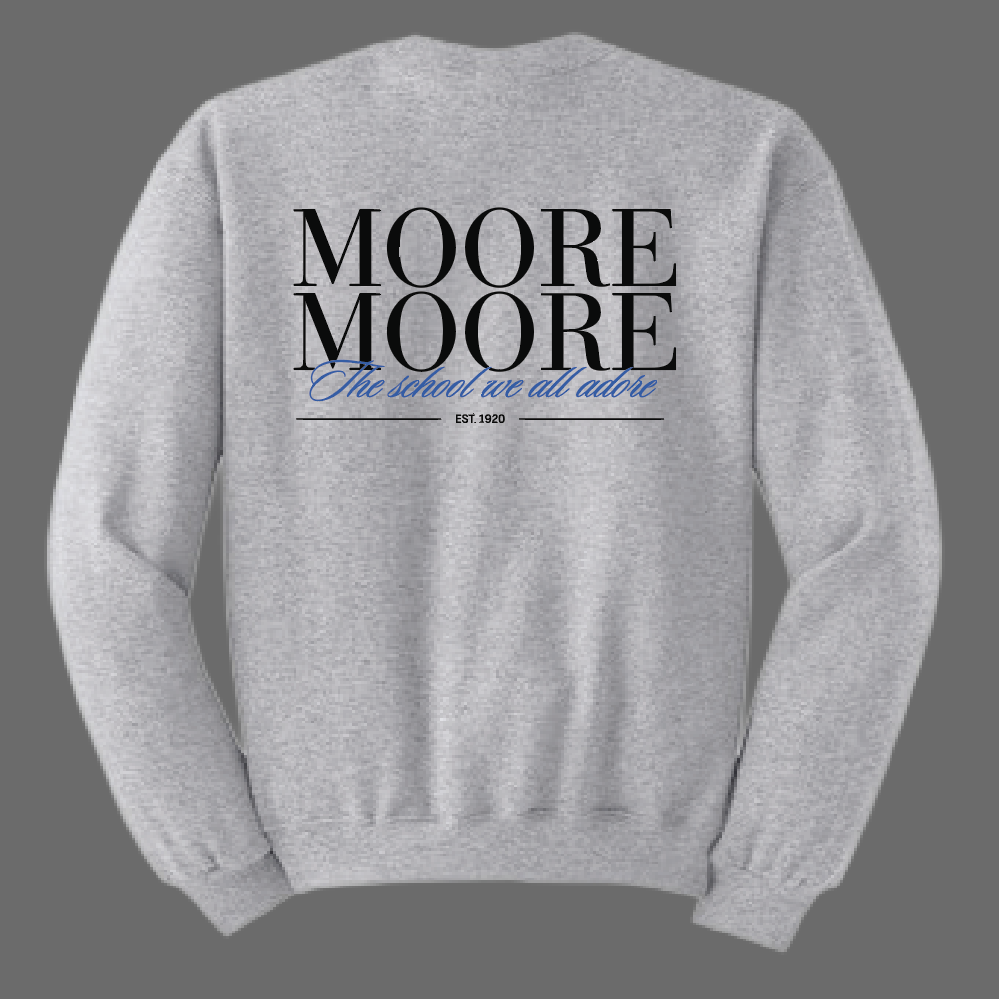 Moore High Sophomore Crewneck Sweatshirt (heather)