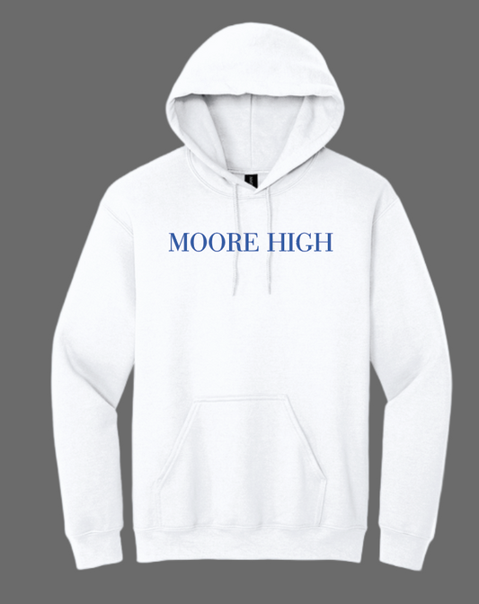 Moore High Sophomore Hooded Sweatshirt (white)