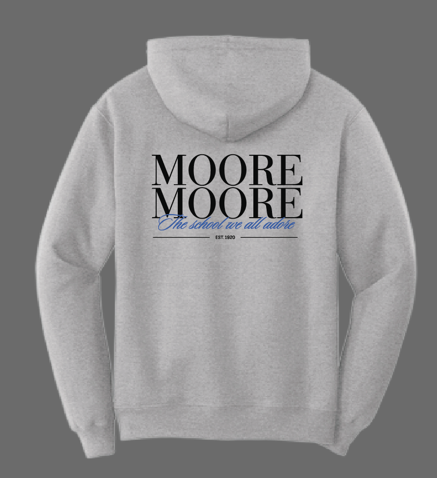 Moore High Sophomore Hooded Sweatshirt (heather)