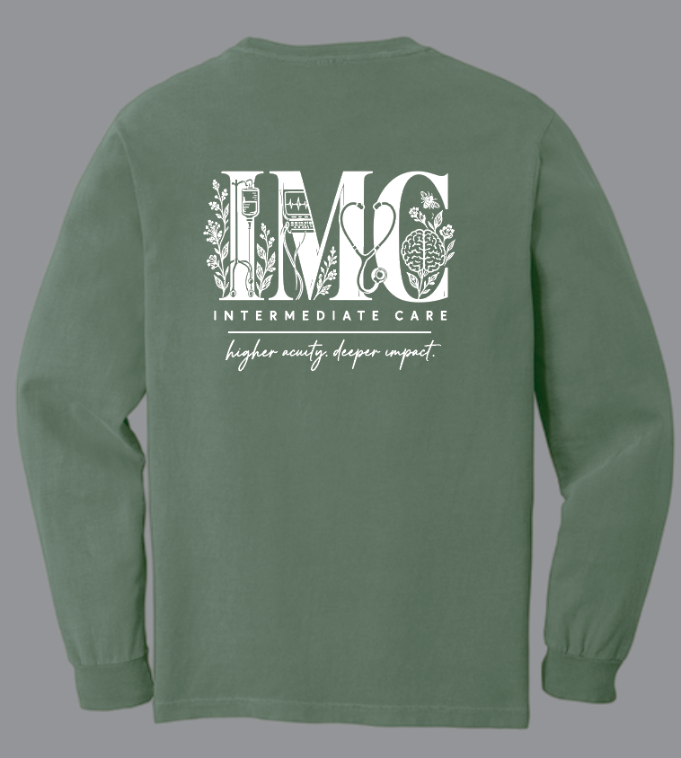 NRH Intermediate Care "IMC" Design L/S T-shirt (green)