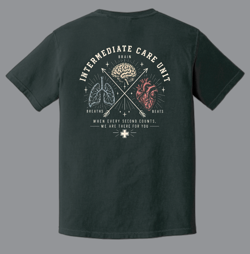 NRH Intermediate Care "Anatomy" Design S/S T-shirt (navy)