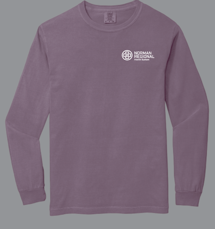 NRH Intermediate Care "Anatomy" Design L/S T-shirt (berry)