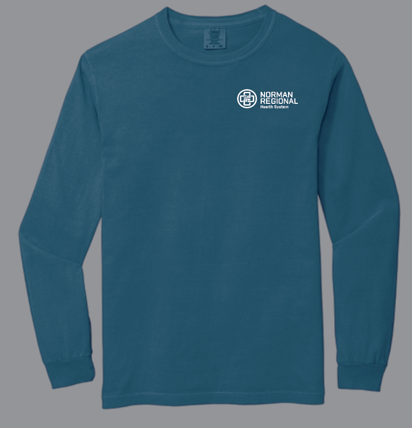 NRH Intermediate Care "Anatomy" Design L/S T-shirt (china blue)