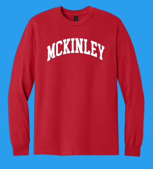 McKinley "Classic" Design Gildan L/S T-shirt (red)