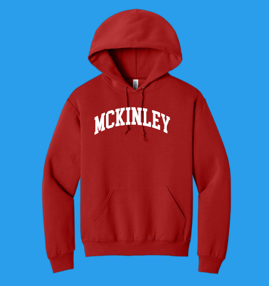McKinley "Classic" Design Gildan Hooded Sweatshirt (red)
