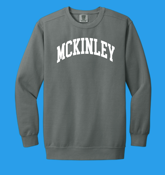 McKinley "Classic" Design Comfort Colors Crewneck Sweatshirt (grey)