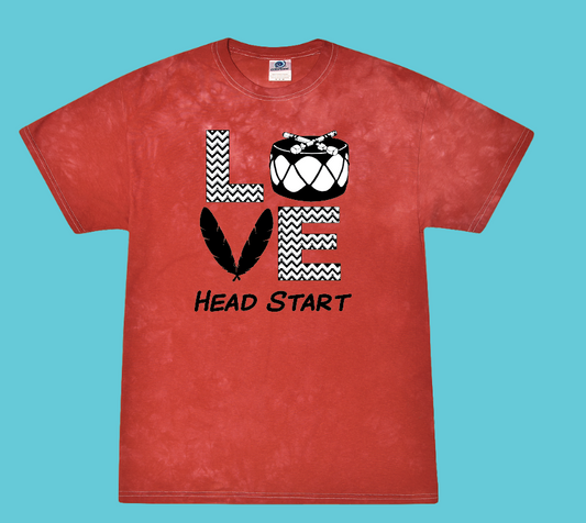 NIHSDA "LOVE" Design S/S Tie Dye T-shirt