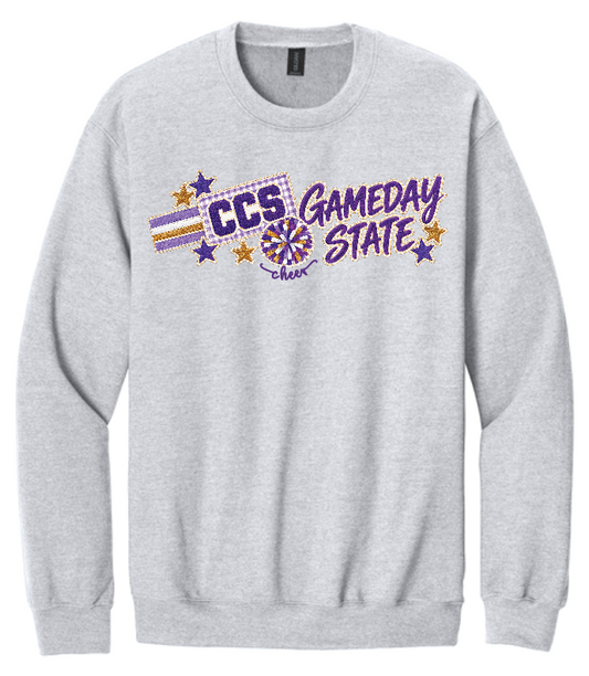 CCS Cheer Game Day Crewneck Sweatshirt
