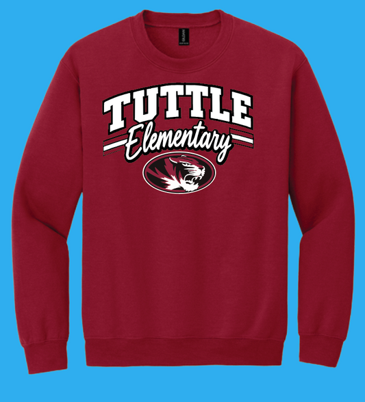 Tuttle Staff Crewneck Sweatshirt (red)