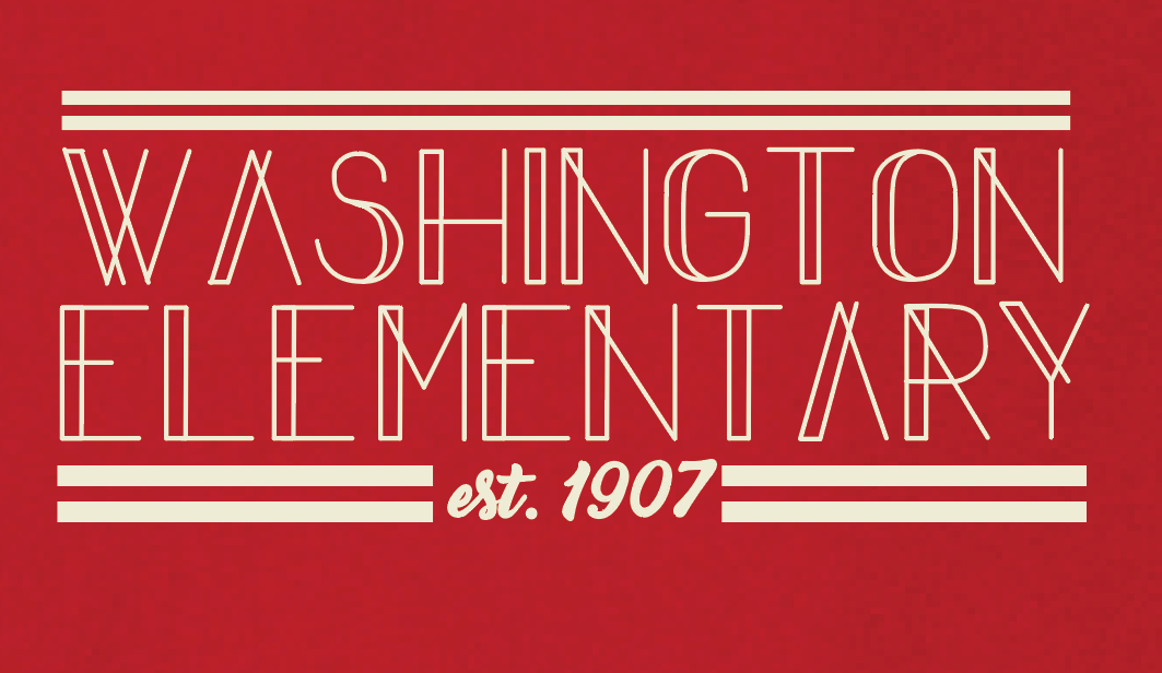 Washington (OK) Elementary Staff "Stick Letters" Design BellaCanvas S/S V-Neck T-shirt