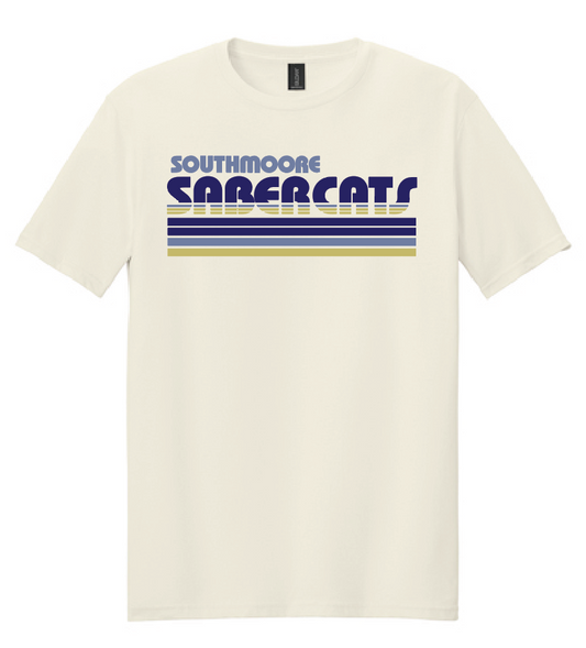 Southmoore PTSA "Retro Stripe" Design S/S T-shirt (natural)