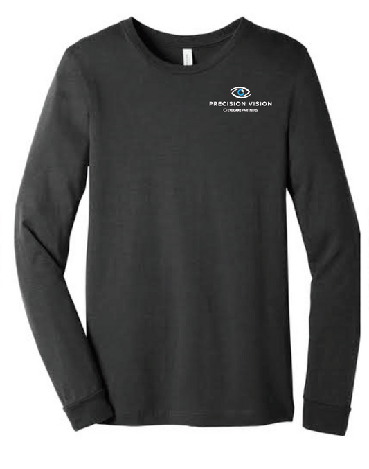 Precision Vision "Logo" Design L/S T-shirt (black heather)