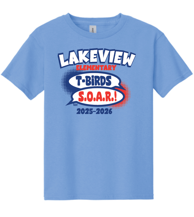 Lakeview "S.O.A.R." Design S/S T-shirt (blue)