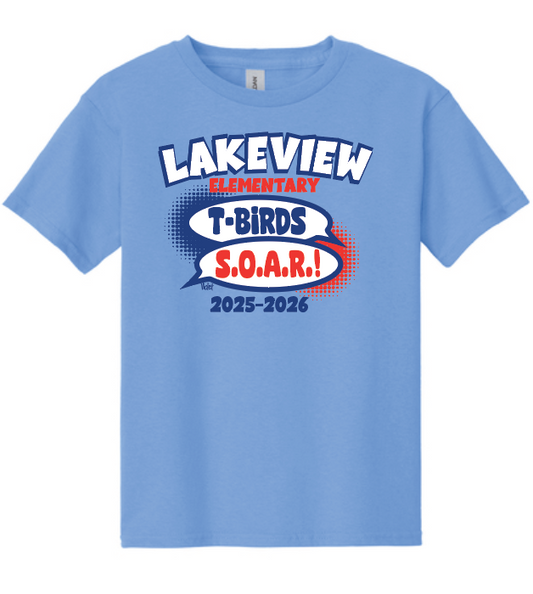 Lakeview "S.O.A.R." Design S/S T-shirt (blue)