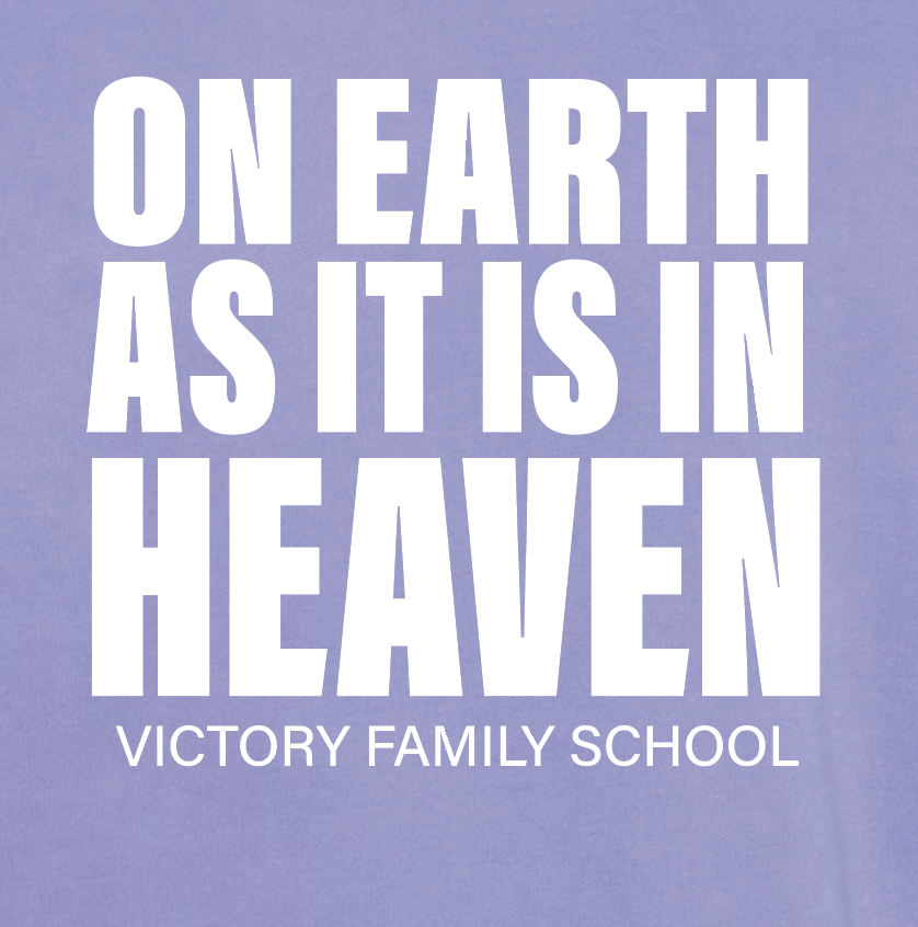 VFS "On Earth" Design Comfort Colors Crewneck Sweatshirt (violet)