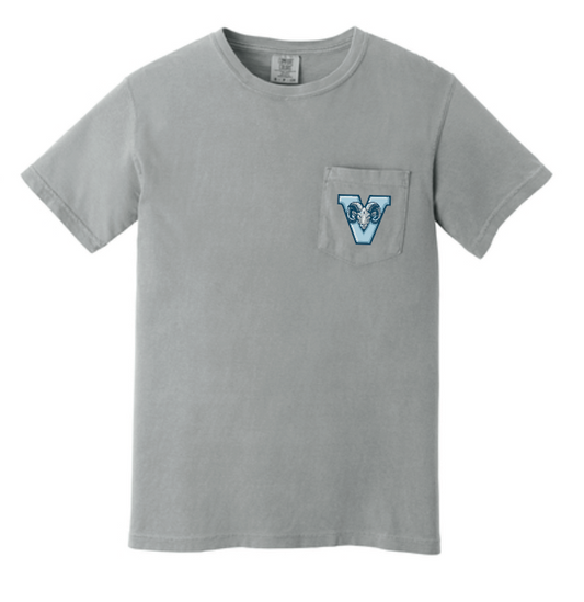 VFS "V Ram" Design Comfort Colors S/S Pocket T-shirt (granite)