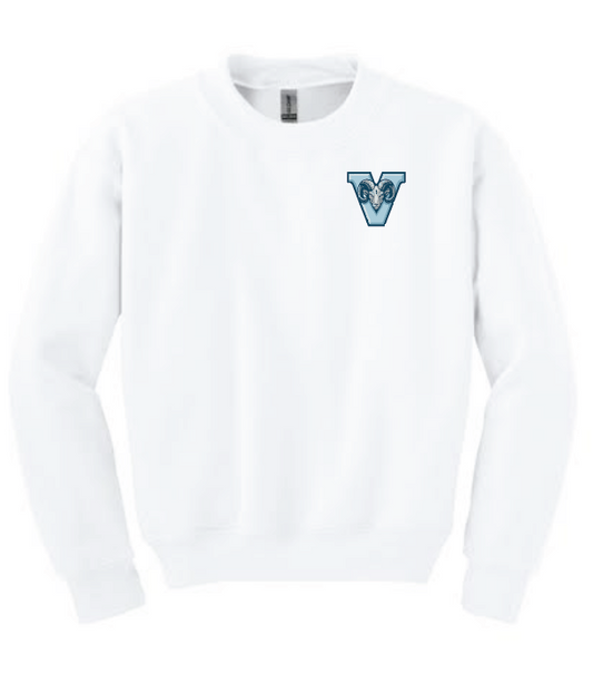 VFS "V Ram" Design Crewneck Sweatshirt (white)(youth)